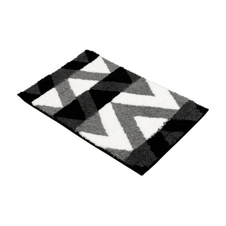 พรม HOME LIVING STYLE ZIGZAG 45x70 ซม. สีดำ_5