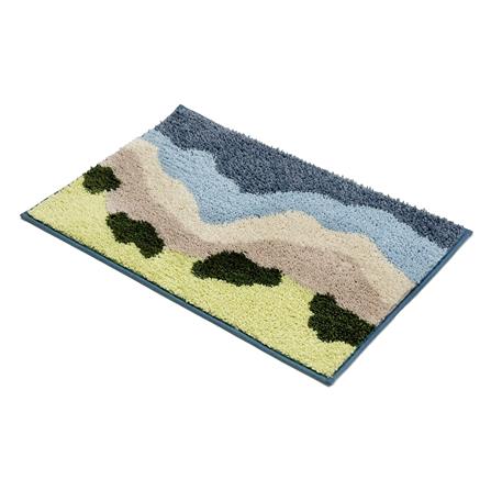 พรม HOME LIVING STYLE SAND 45x70 ซม. สีน้ำเงิน_4