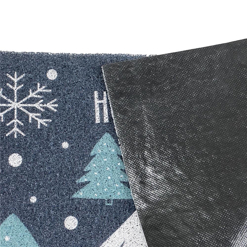 พรมเช็ดเท้าดักฝุ่น HOME LIVING STYLE JOLLY 45X75 ซม. สีน้ำเงินเข้ม