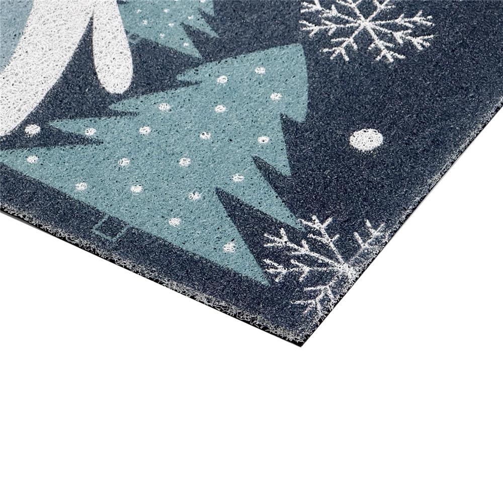 พรมเช็ดเท้าดักฝุ่น HOME LIVING STYLE JOLLY 45X75 ซม. สีน้ำเงินเข้ม