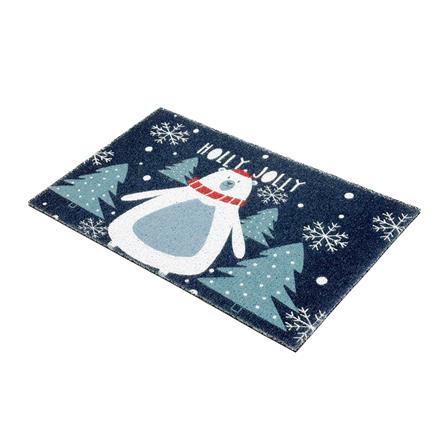 พรมเช็ดเท้าดักฝุ่น HOME LIVING STYLE JOLLY 45X75 ซม. สีน้ำเงินเข้ม_7