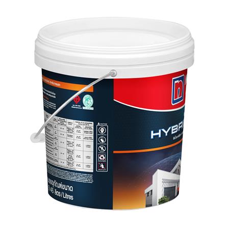 สีน้ำทาภายนอก ชนิดด้าน NIPPON PAINT HYBRIDSHIELD BASE A 2.5 แกลลอน_2