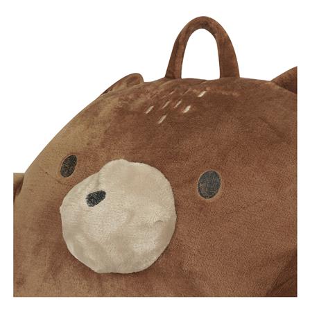 เบาะรองหลัง SNAZZ LITTLE-B 13X29 นิ้ว สีน้ำตาล_4