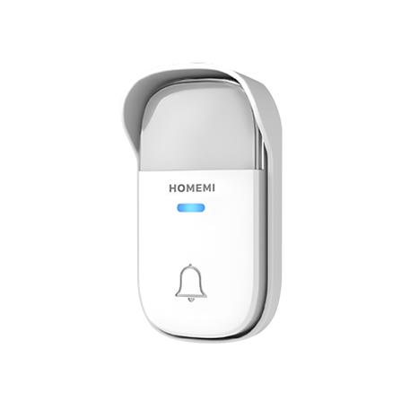 สวิตช์กดกริ่งไร้สาย HOMEMI HM0117 สีขาว_0