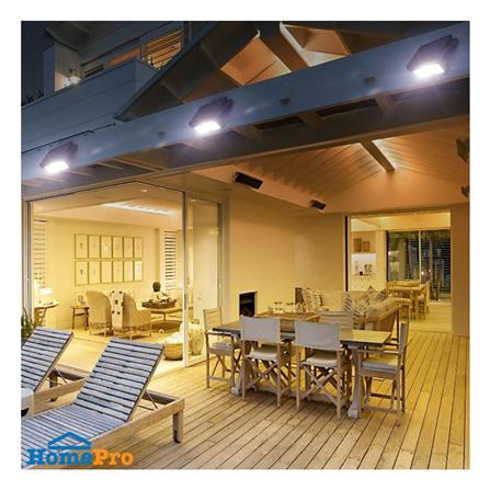 ไฟผนังภายนอก SOLAR PHILIPS BVS010 50 วัตต์ DAYLIGHT สีดำ_4