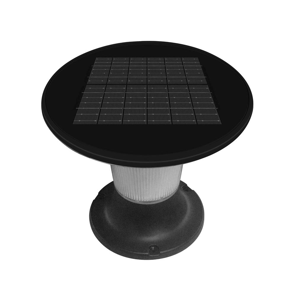 ไฟหัวเสา SOLAR LAMPTAN FLOWLIGH 15 วัตต์ DAYLIGHT/COOL WHITE/WARM WHITE สีดำ