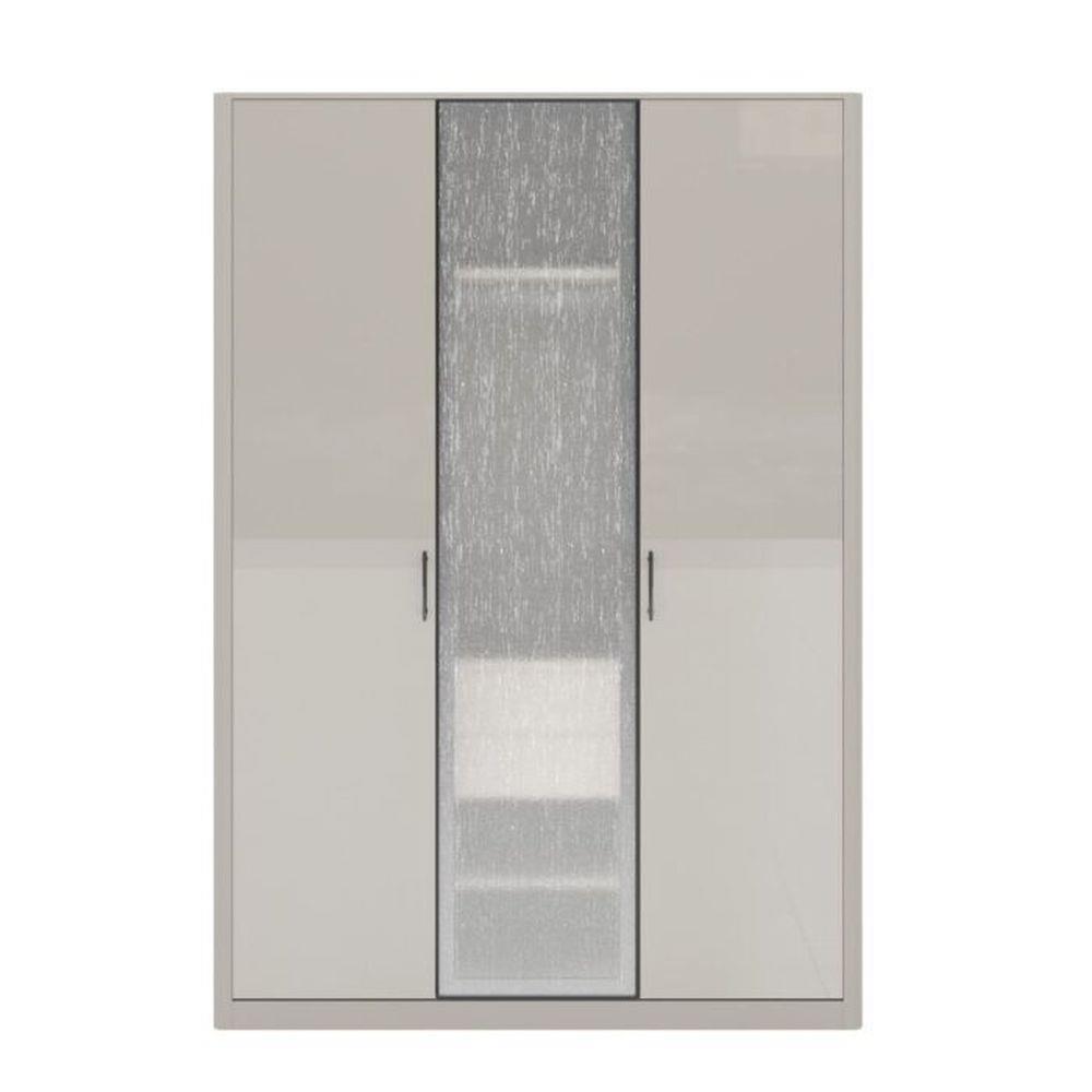 ตู้เสื้อผ้า 3 บานเปิด SB FURNITURE BLESS 19237118 160 ซม. สีเบจ