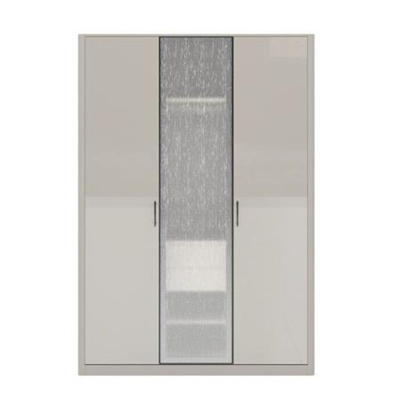 ตู้เสื้อผ้า 3 บานเปิด SB FURNITURE BLESS 19237118 160 ซม. สีเบจ_1