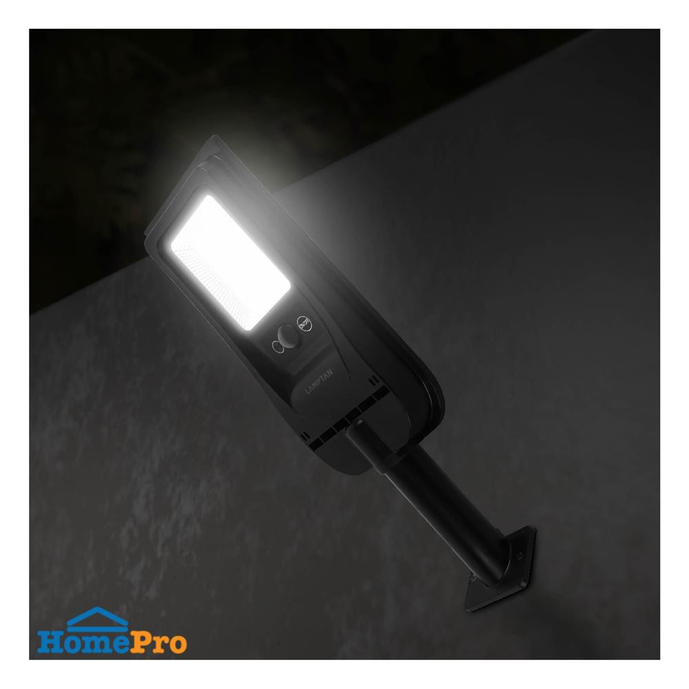 ไฟถนน SOLAR LAMPTAN MICRO2 50 วัตต์ DAYLIGHT สีดำ