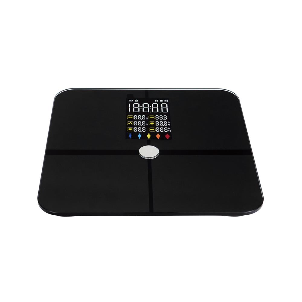 เครื่องชั่งน้ำหนักวัดมวลกาย NIKITO FI2319WB-D สีดำ