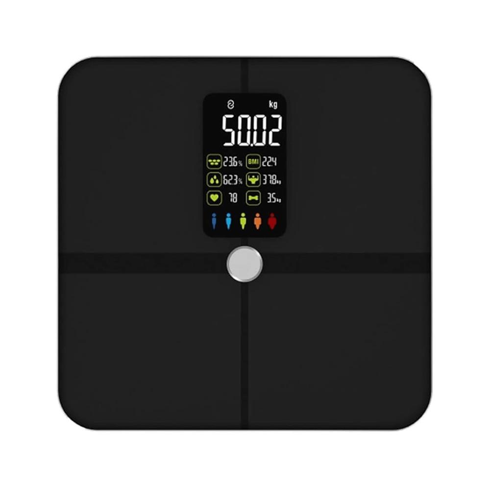 เครื่องชั่งน้ำหนักวัดมวลกาย NIKITO FI2319WB-D สีดำ