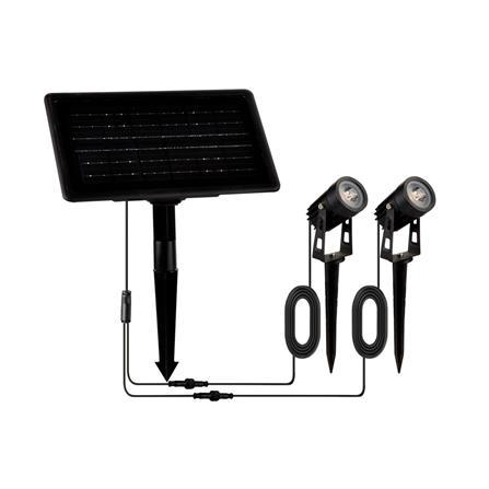 ไฟจัดสวน SOLAR BEC LIZARD 20 วัตต์ WARM WHITE สีดำ_0