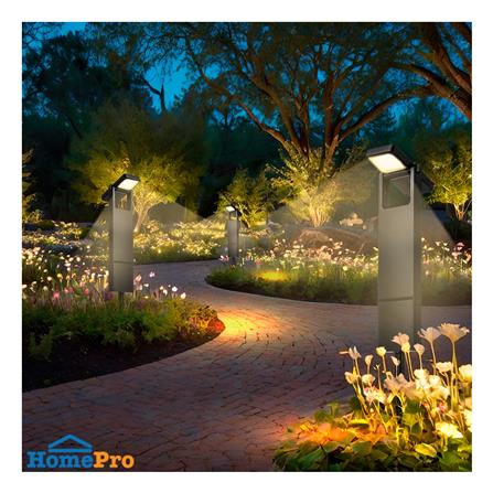 ไฟจัดสวน SOLAR BEC VERA 20 วัตต์ WARM WHITE สีดำ_5