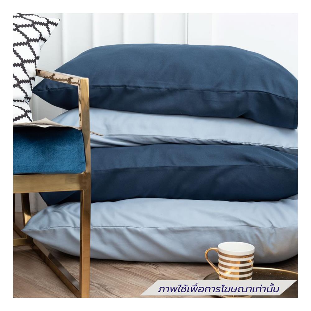 ชุดผ้าปูที่นอน 6 ฟุต (ชุด 6 ชิ้น) SANTA BEDDING LIGHT BLUE /NAVY BLUE