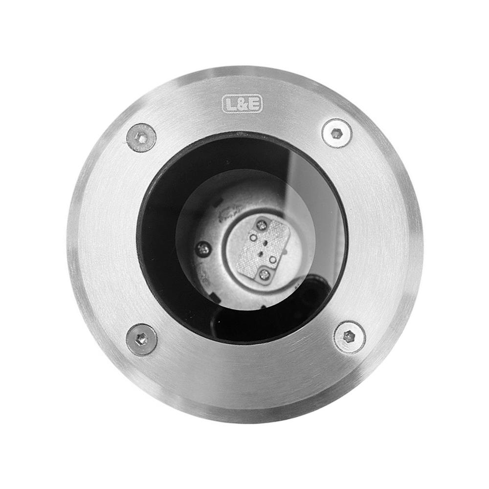 ไฟฝังพื้น L&E 9L-01391 สีเงิน/ดำ