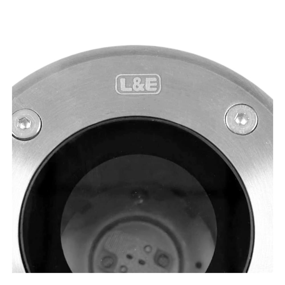 ไฟฝังพื้น L&E 9L-01391 สีเงิน/ดำ