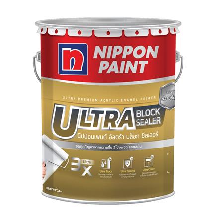 สีรองพื้นปูนอเนกประสงค์ NIPPON PAINT ULTRA BLOCK SEALER 5 แกลลอน_0