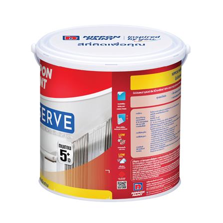 สีน้ำทาฝ้า ชนิดด้าน NIPPON PAINT SUPER SERVE SS800 สีขาว 1 แกลลอน_2