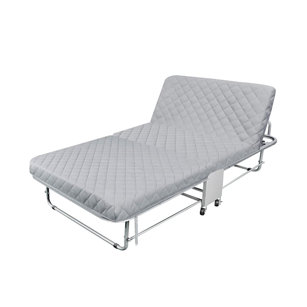 เตียงพับพร้อม TOPPER THAIBULL OLT237-90S 90x190x37 ซม. สี GREY