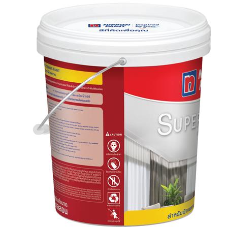 สีน้ำทาฝ้า ชนิดด้าน NIPPON PAINT SUPER SERVE SS800 สีขาว 5 แกลลอน_2