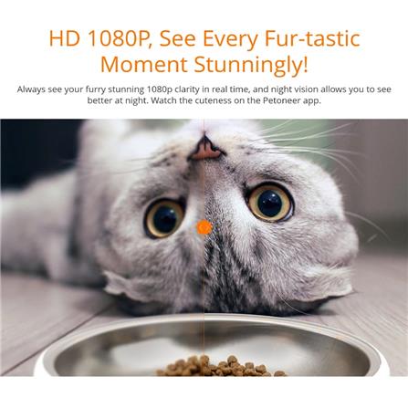 เครื่องให้อาหารสัตว์เลี้ยง PETONEER NUTRIVUE FEEDER PF008 สีขาว_5