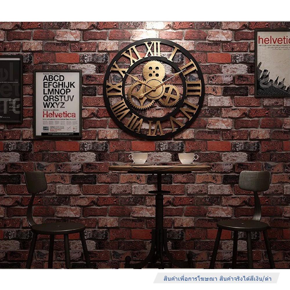 นาฬิกาแขวน INTERY C1038C012_14 23.62 นิ้ว สีเงิน/ดำ