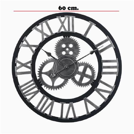 นาฬิกาแขวน INTERY C1038C012_14 23.62 นิ้ว สีเงิน/ดำ_5