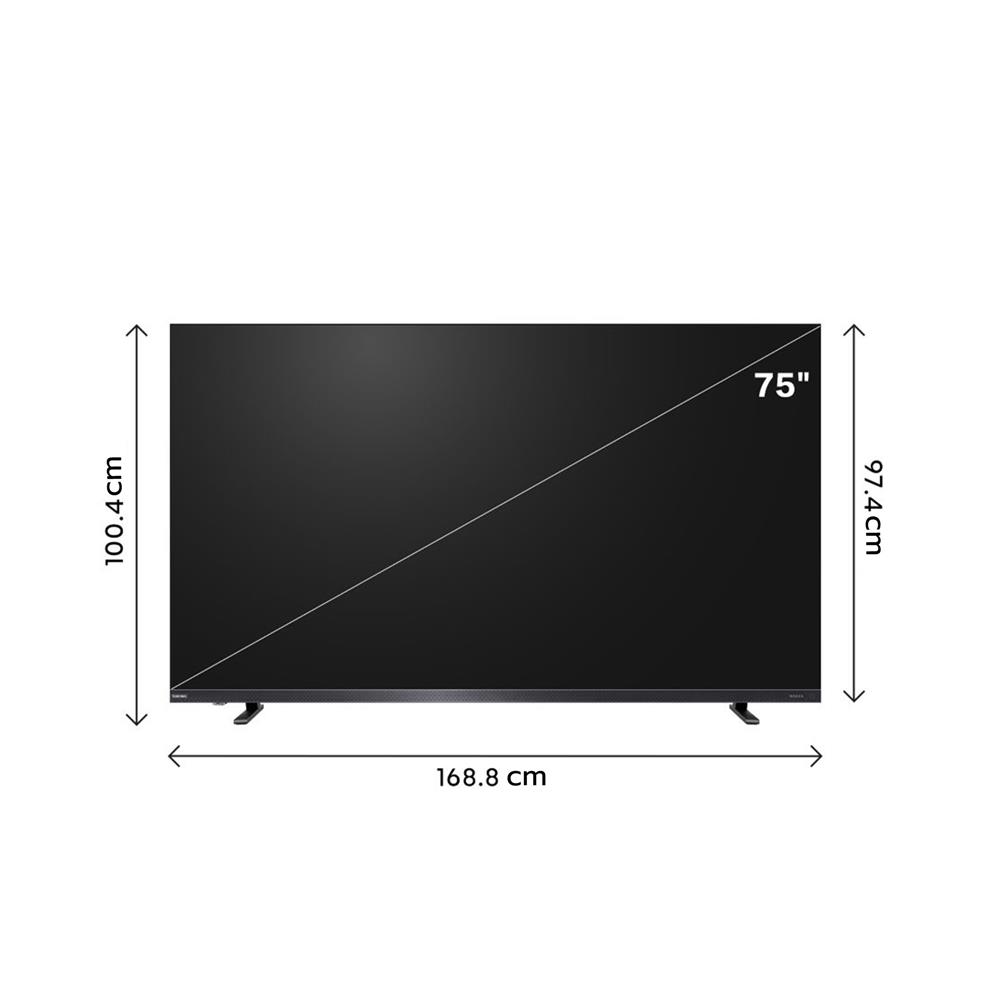 ทีวีมินิแอลอีดี 75 นิ้ว TOSHIBA (4K, MINI LED, VIDAA) 75Z770RP