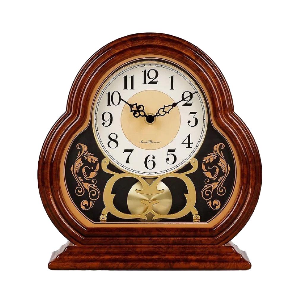 นาฬิกาตั้งโต๊ะ INTERY CT027C009_15 8.6x10.2 นิ้ว สีน้ำตาล_1