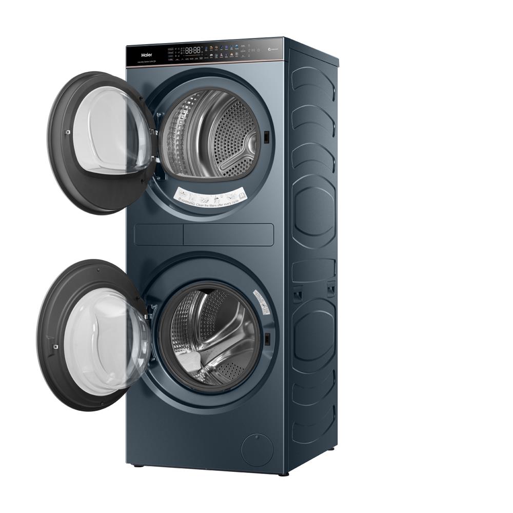 ตู้ซักผ้าและอบผ้า HAIER HWD140-BD14LCGNU1 14/13 กก. 1400RPM HEAT PUMP อินเวอร์เตอร์ สีน้ำเงินอมเขียว