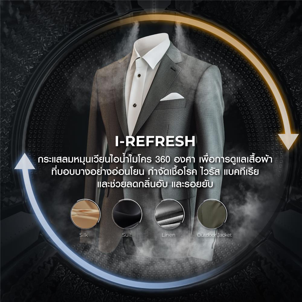 ตู้ซักผ้าและอบผ้า HAIER HWD140-BD14LCGNU1 14/13 กก. 1400RPM HEAT PUMP อินเวอร์เตอร์ สีน้ำเงินอมเขียว