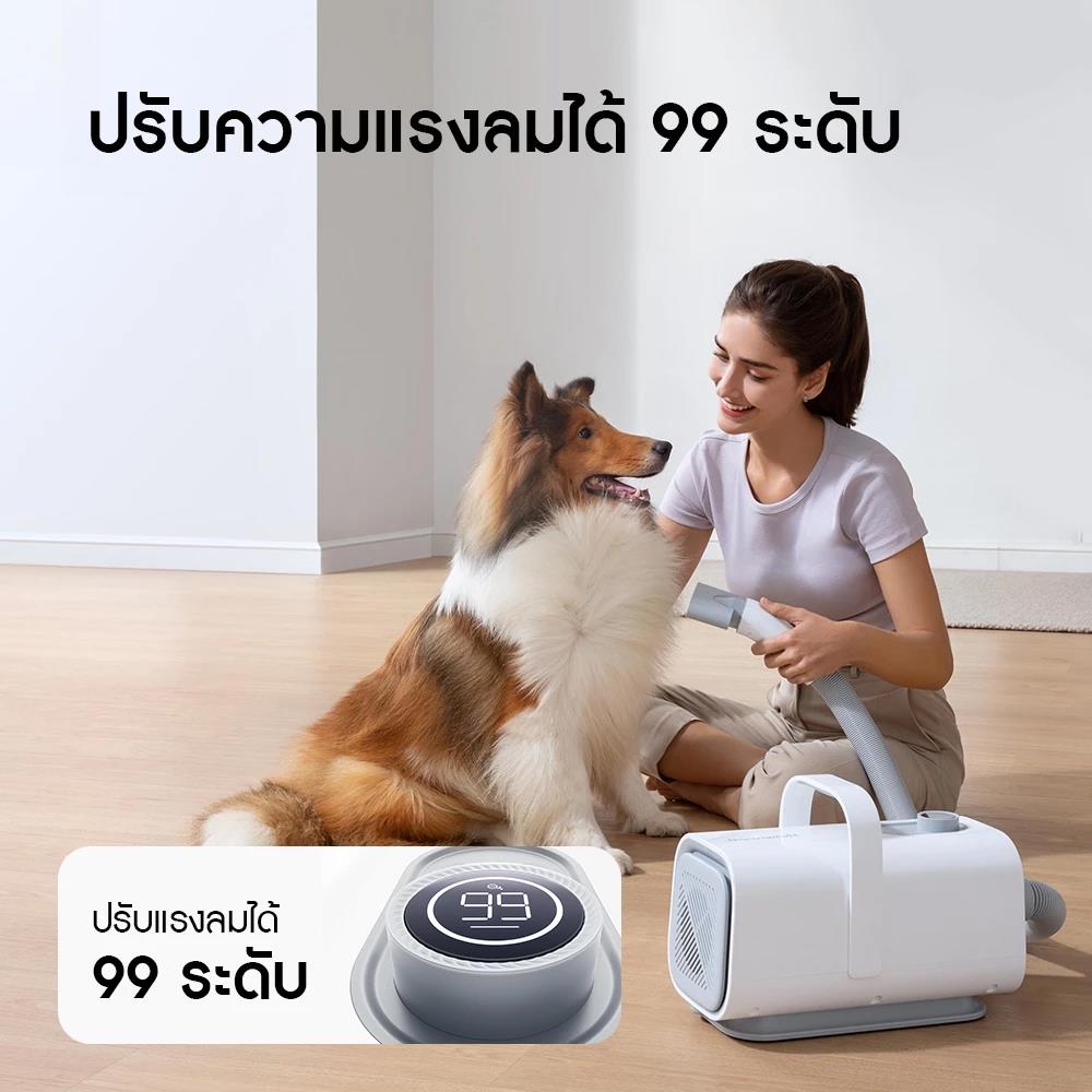 เครื่องเป่าขนสัตว์เลี้ยง HOMERUNPET PD10 สีขาว