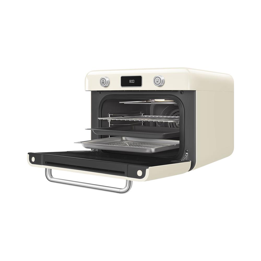 เตาอบเล็กแมนนวล SMEG COF01CREU สีครีม