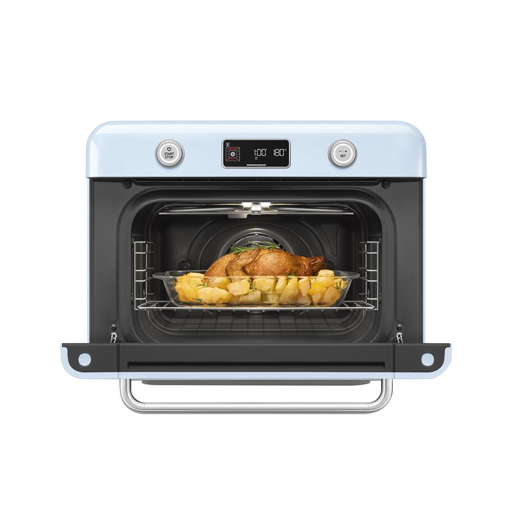 เตาอบเล็กแมนนวล SMEG COF01PBEU สีฟ้า