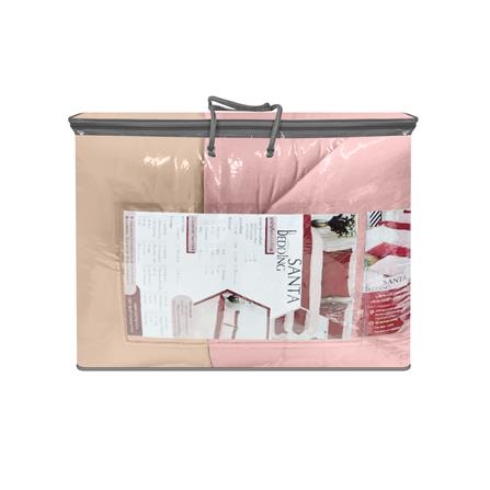 ชุดผ้าปูที่นอน 3.5 ฟุต (ชุด 4 ชิ้น) SANTA BEDDING สี PINK/BROWN_7