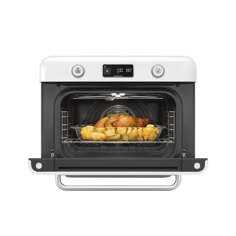 เตาอบเล็กแมนนวล SMEG COF01WHEU สีขาว