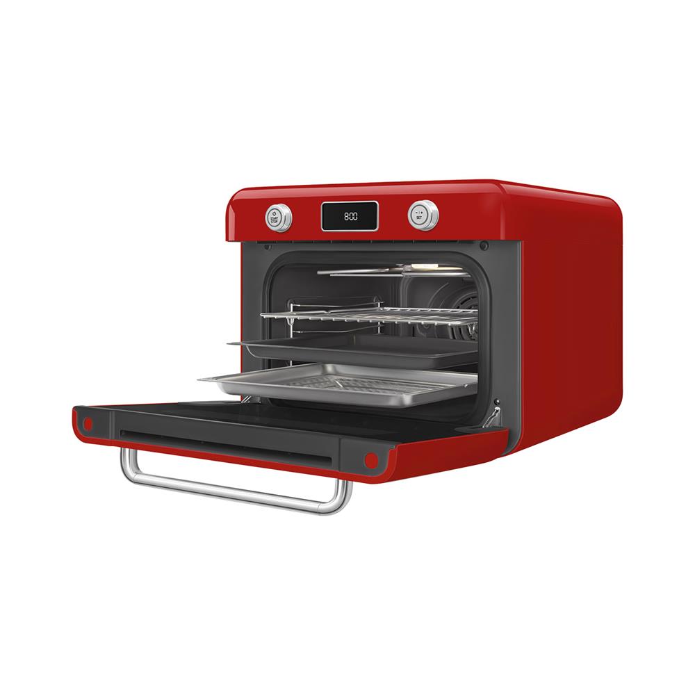 เตาอบเล็กแมนนวล SMEG COF01RDEU สีแดง