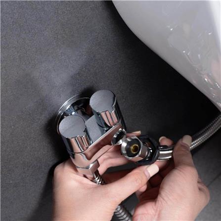 สายน้ำดีสเตนเลสน้ำอุ่น-น้ำเย็น 18 นิ้ว RASLAND G41-18-45_2