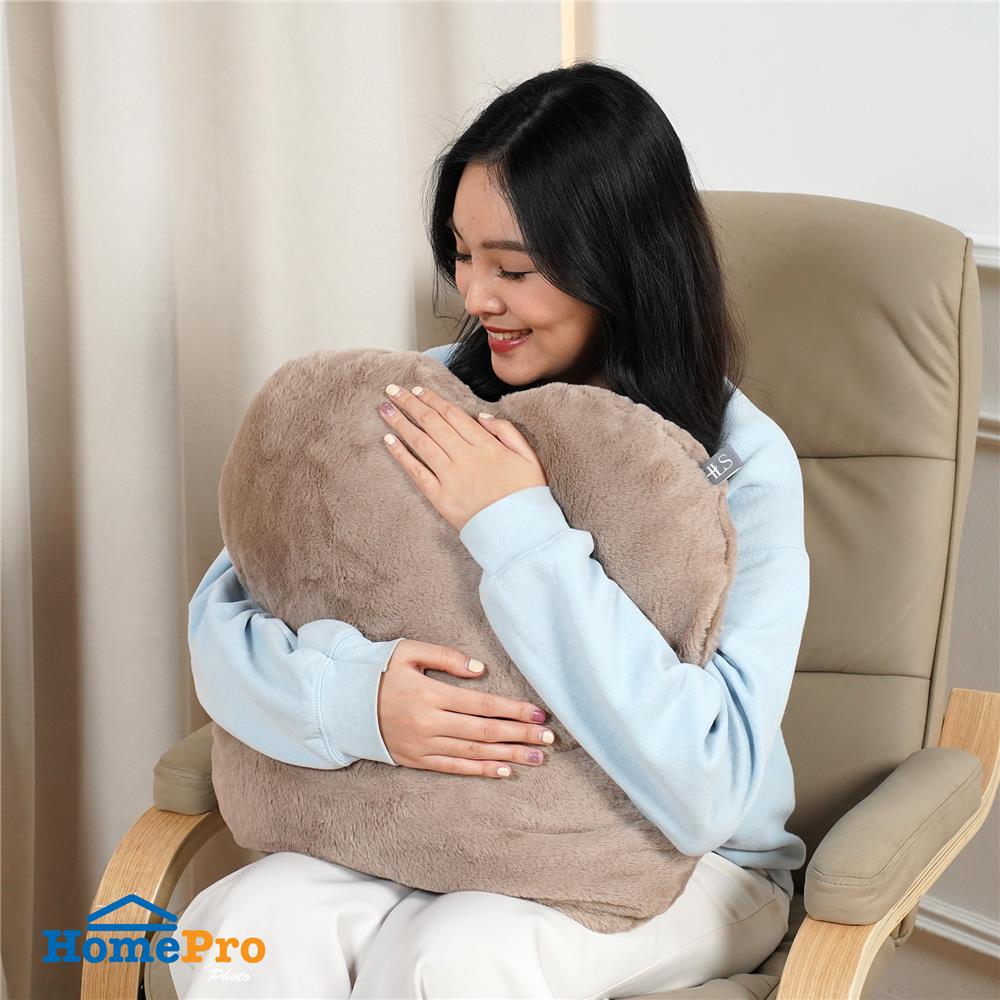 หมอนอิง HOME LIVING STYLE ALIVE 21x21 นิ้ว สีน้ำตาล