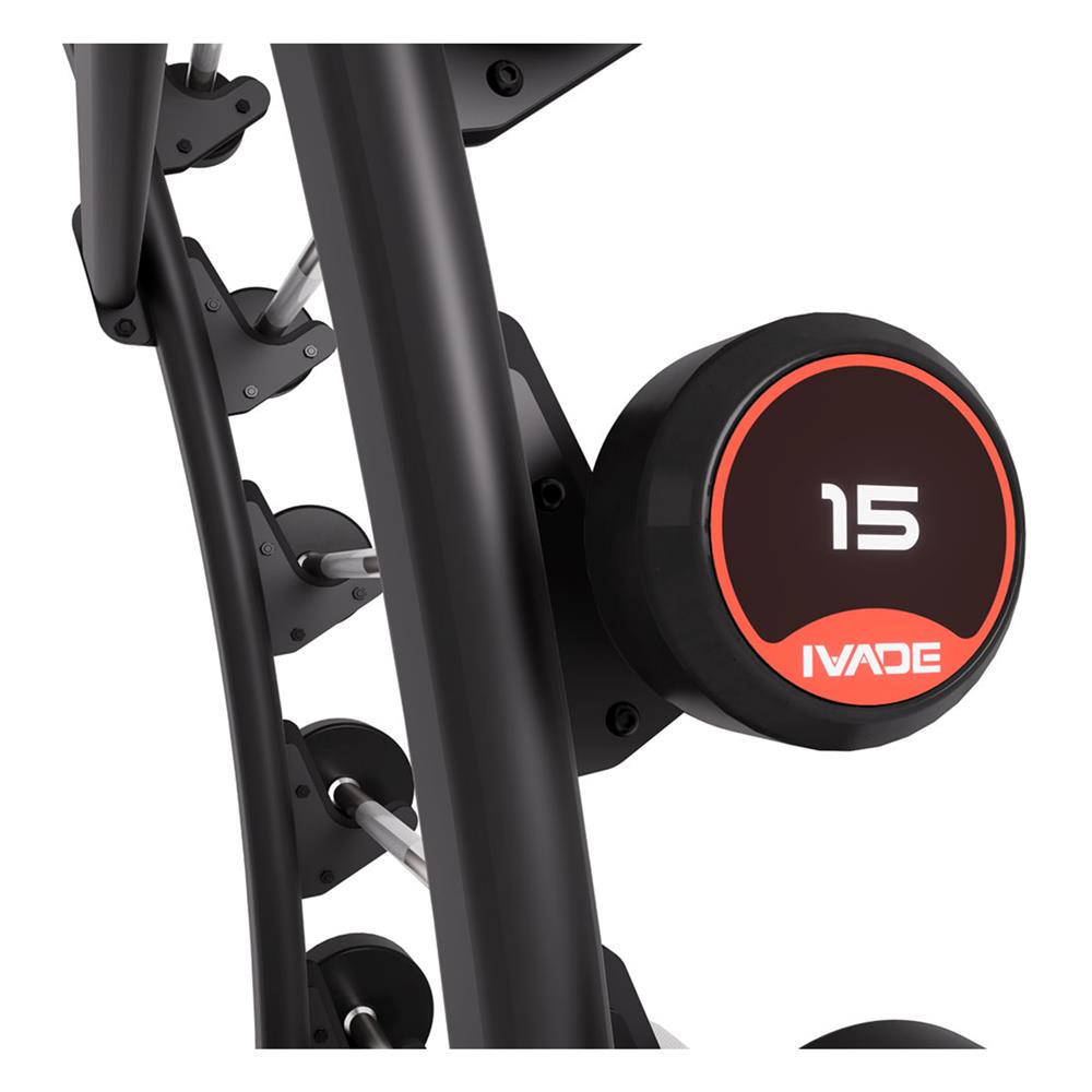 ชุดบาร์เบลแกนตรง IVADE 5-25 กก. (5 ชิ้น)