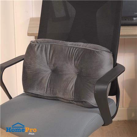 เบาะรองหลัง HOME LIVING STYLE RESTY 18x10 นิ้ว สีเทา_5