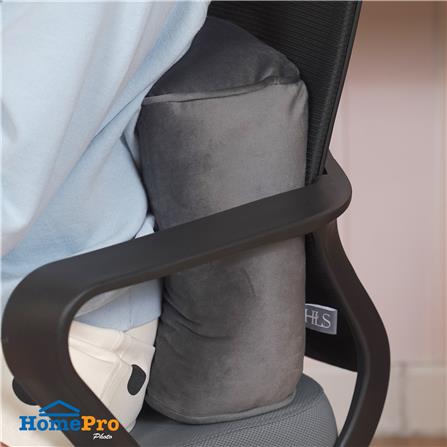 เบาะรองหลัง HOME LIVING STYLE RESTY 18x10 นิ้ว สีเทา_6