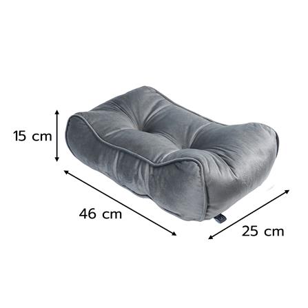 เบาะรองหลัง HOME LIVING STYLE RESTY 18x10 นิ้ว สีเทา_8