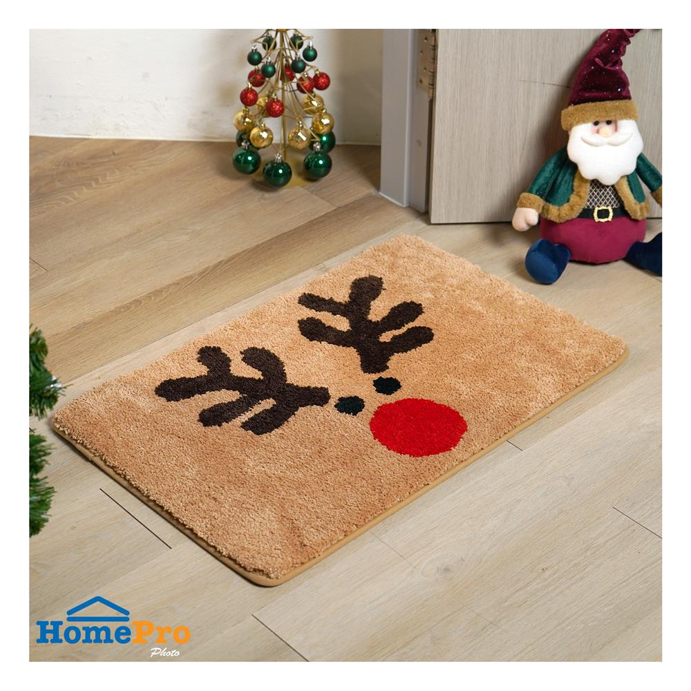 พรม HOME LIVING STYLE RAINDEER 45x70 ซม. สีน้ำตาล