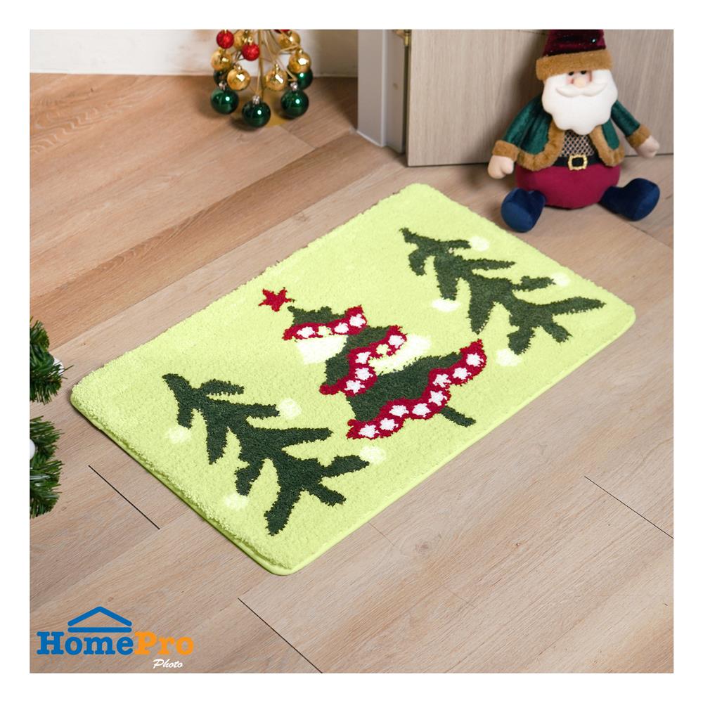 พรม HOME LIVING STYLE TRIPLE TREE 45x70 ซม. สีเขียว