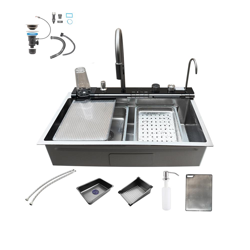 ซิงค์ฝัง 1 หลุม S-FLO NL0060 SM8046-S02SV สีเงิน_1