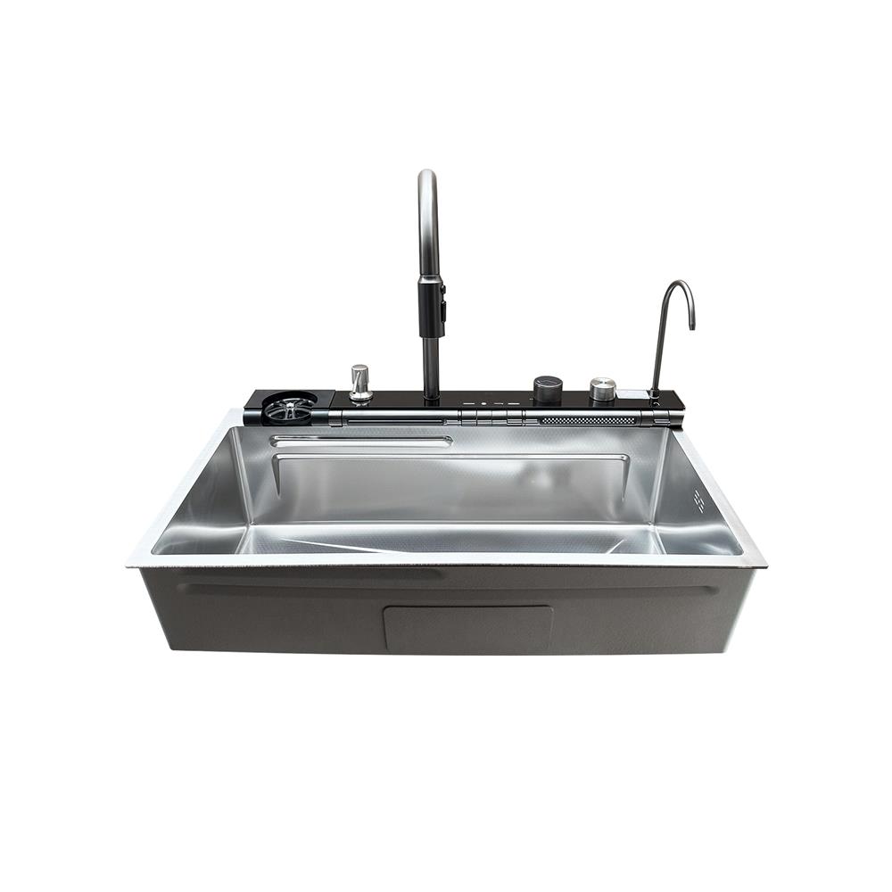 ซิงค์ฝัง 1 หลุม S-FLO NL0060 SM8046-S02SV สีเงิน