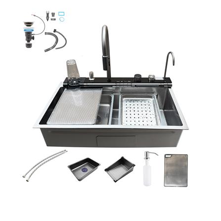 ซิงค์ฝัง 1 หลุม S-FLO NL0060 SM8046-S02SV สีเงิน_0