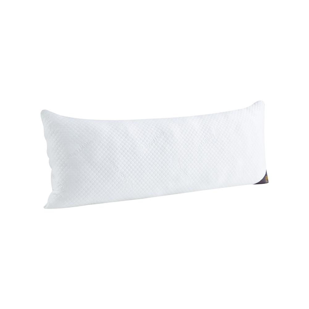 หมอน BODY ไมโครไฟเบอร์ DUNLOPILLO SNOWTEMP 19x49 นิ้ว สีขาว