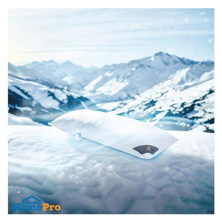 หมอน BODY ไมโครไฟเบอร์ DUNLOPILLO SNOWTEMP 19x49 นิ้ว สีขาว_7